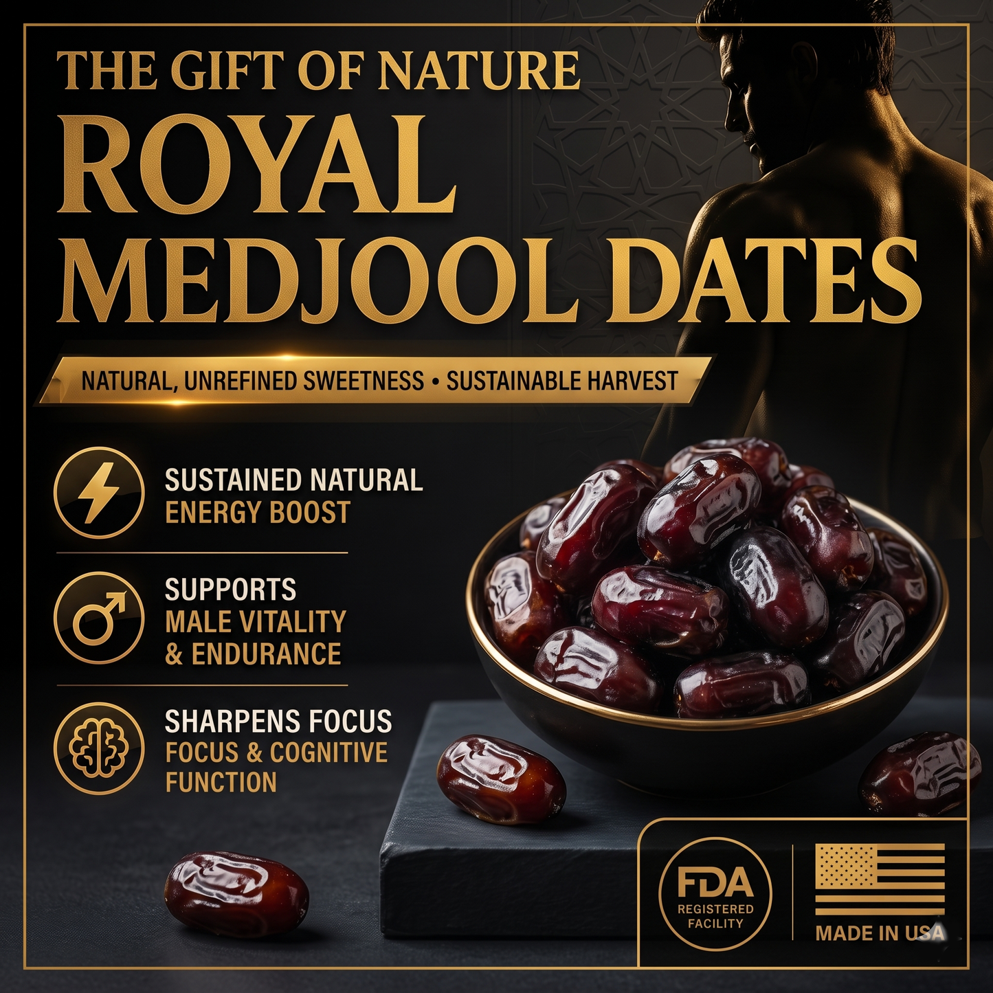 ⚡ Unlock More Energy, Confidence & Vitality 🍎 | Men’s Daily Wellness Support for Performance & Life-CU