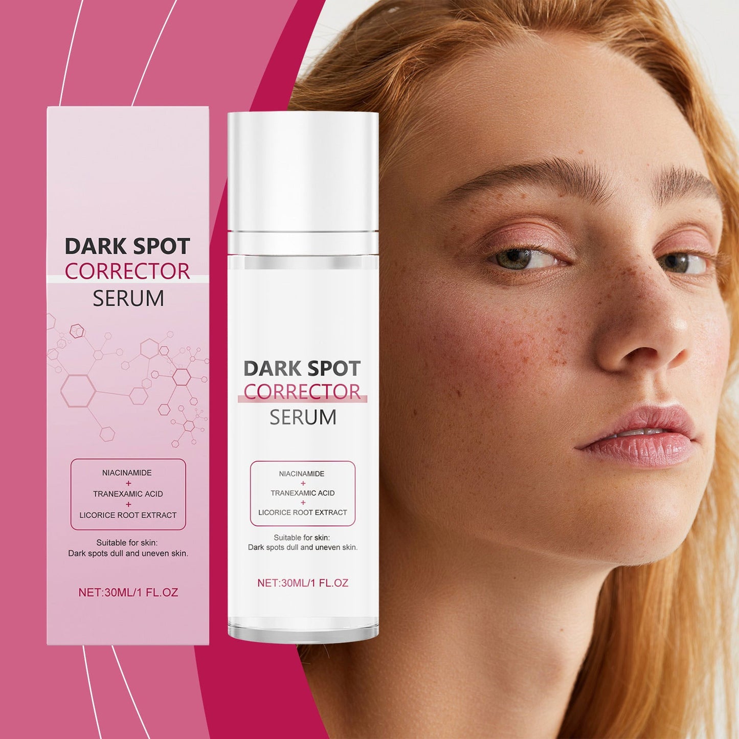 🔥Limited Time Offer🔥Advanced Dark Spot Corrector Serum -Multi-Correction Brightening Formulafor Sun Spots, Age Spots, and Melasma-ZDJ