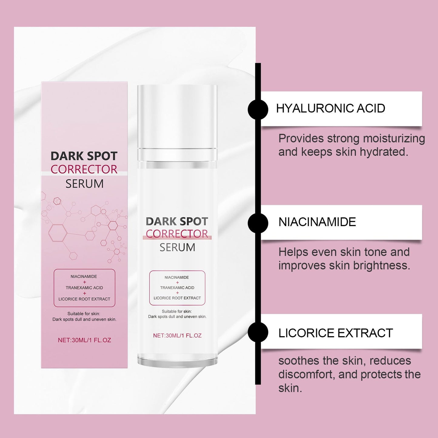 🔥Limited Time Offer🔥Advanced Dark Spot Corrector Serum -Multi-Correction Brightening Formulafor Sun Spots, Age Spots, and Melasma-ZDJ