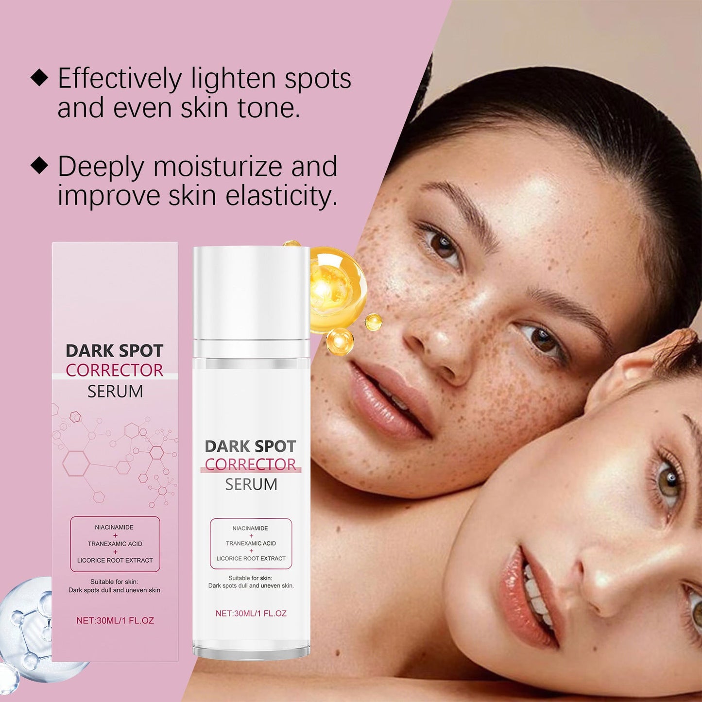 🔥Limited Time Offer🔥Advanced Dark Spot Corrector Serum -Multi-Correction Brightening Formulafor Sun Spots, Age Spots, and Melasma-ZDJ