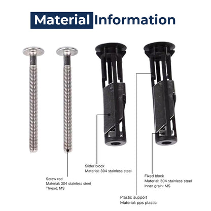🔥Last Day 50% OFF🔥Heavy Duty Toilet Seat Fastener Bolt Kit (A Set of 2 Pcs)-ZDJ