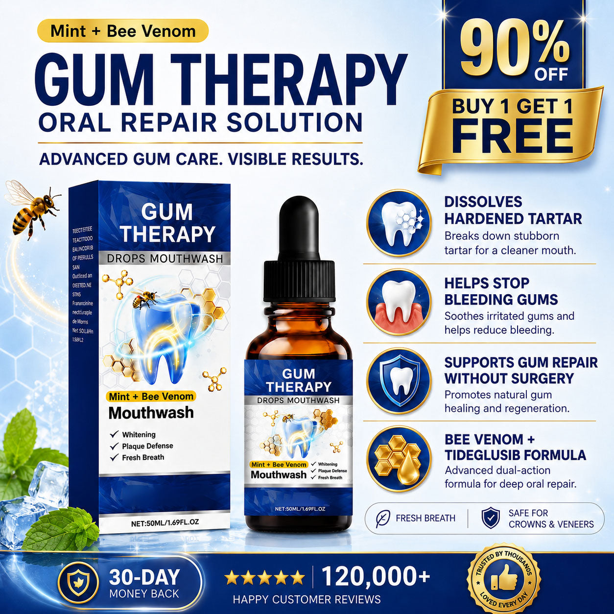 🦷Oral Repair Solution-Made for a Fresh Daily Mouth Feel-ZDJ