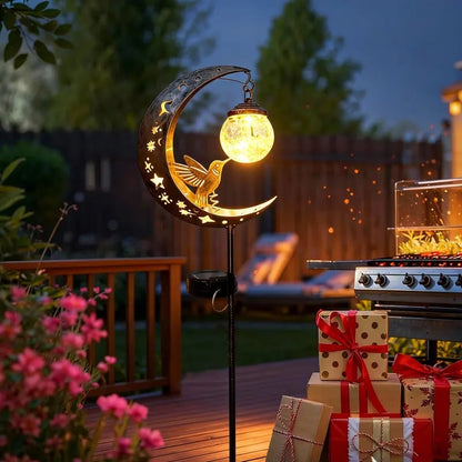 🔥Last Day 60% OFF🌙✨Hummingbird Moon Solar Garden Stake Light-CU
