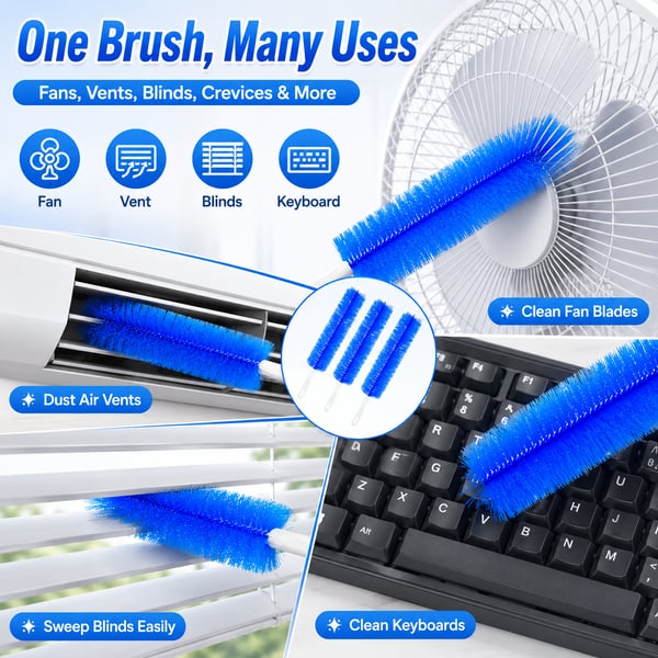🧹Bendable Microfiber Head,Reusable Dust Remover-ZDJ