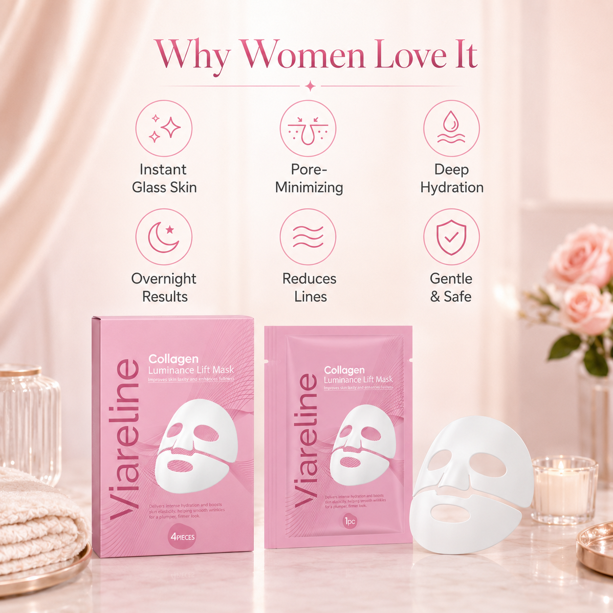 Yiareline Collagen Luminance Lift Mask-WL