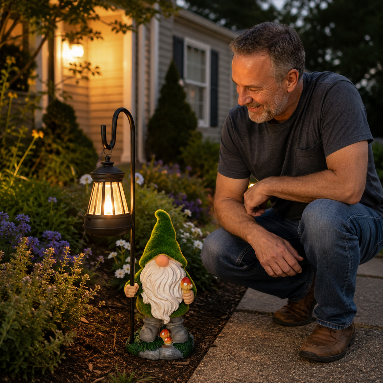 Garden Gnomes Outdoor with ☀️LED Solar Light-ZDJ