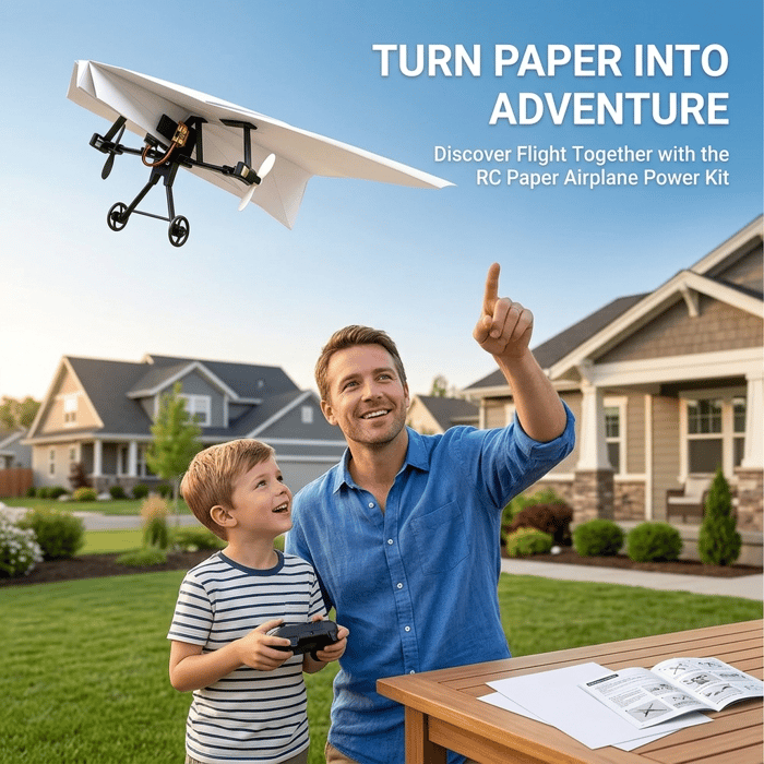 ✈️ RC Paper Airplane Power Kit-Extended Runtime (3 Batteries) ⭐-ZDJ