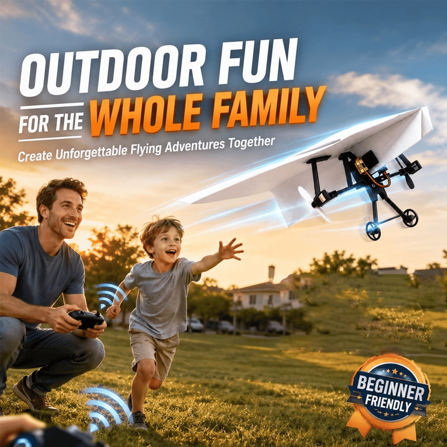 ✈️ RC Paper Airplane Power Kit-Extended Runtime (3 Batteries) ⭐-ZDJ