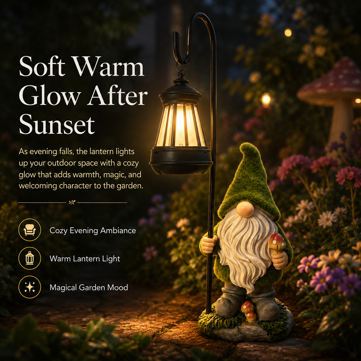 Garden Gnomes Outdoor with ☀️LED Solar Light-ZDJ