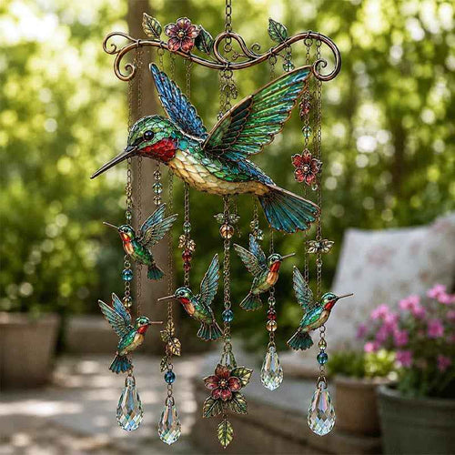⚡50% OFF 🐦 Graceful Hummingbird Wind Chime 🎐 Add Beauty to Every Breeze-WL