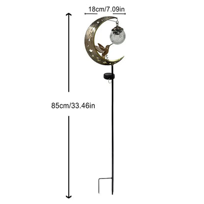 🔥Last Day 60% OFF🌙✨Hummingbird Moon Solar Garden Stake Light-CU