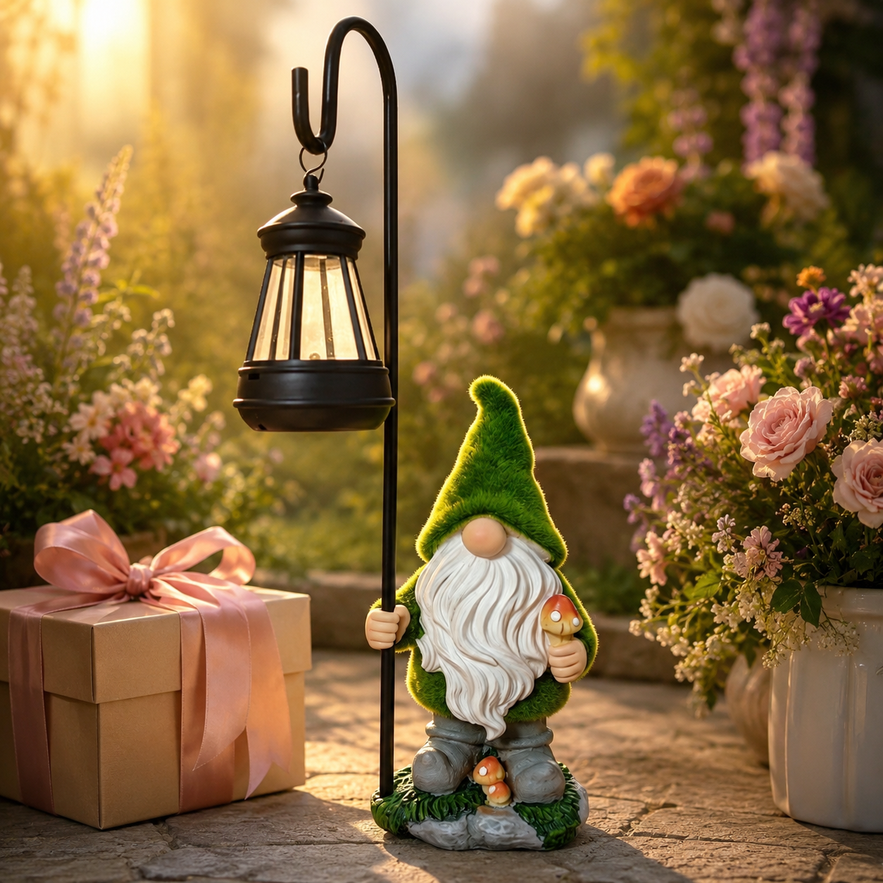 Garden Gnomes Outdoor with ☀️LED Solar Light-ZDJ