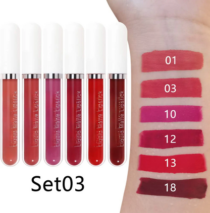 2026 Hot 49% OFF💖10Pcs Liquid Matte Matt Lipstick Set, Long Lasting Lipstick 24 hour Waterproof Lip Gloss-WL