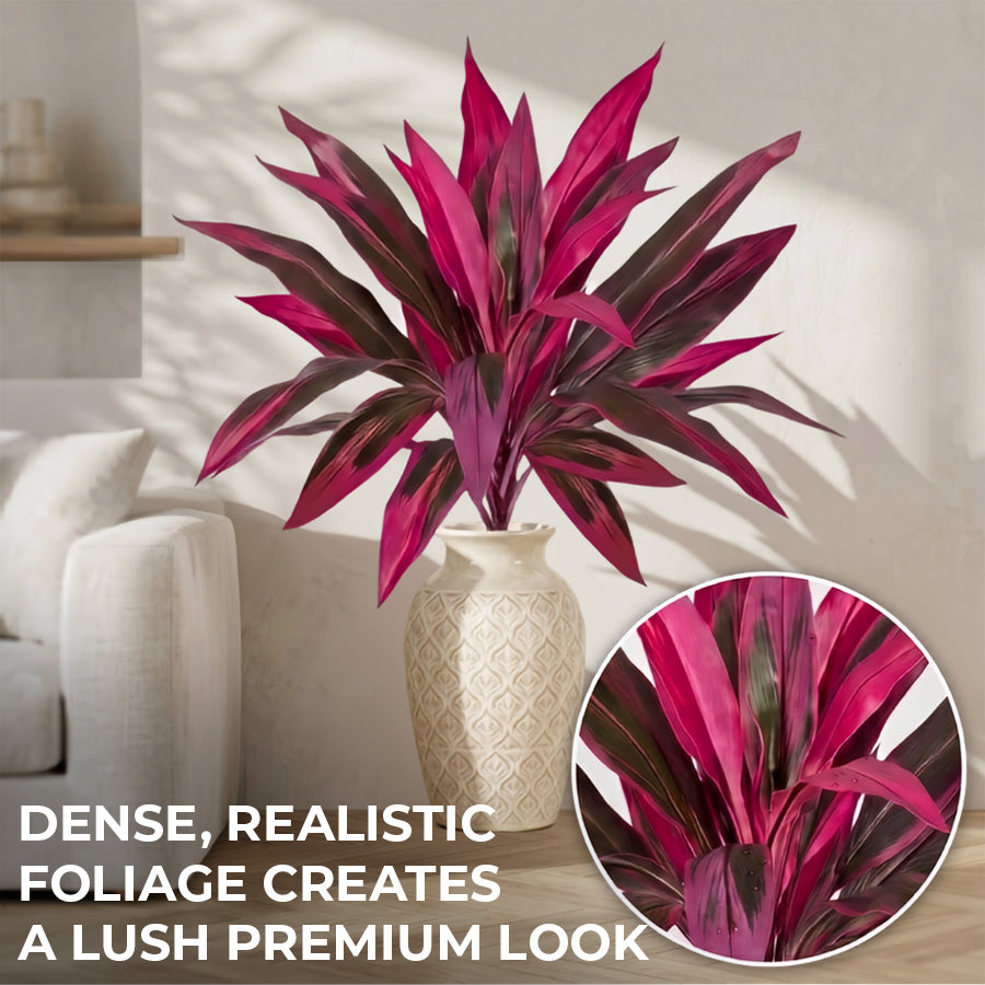 🔥Last Day 50% OFF🔥2Pcs Artificial Boston Fern & Dragon's Blood Tree Plants-WL