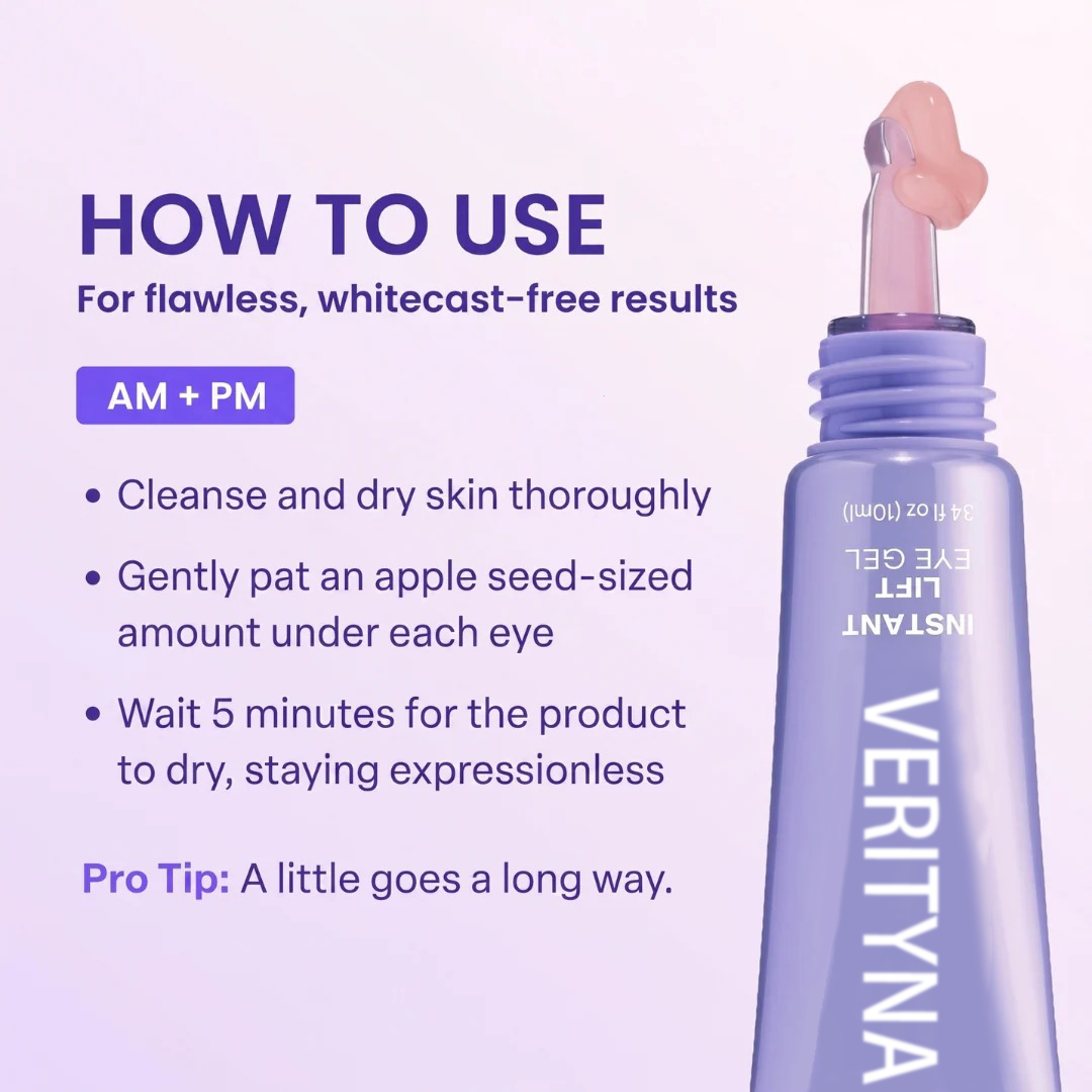 SPECIAL LAUNCH PRICE | Verityna™ Instant Lift Eye Gel | For Puffiness & Bags, Wrinkles, Fine Lines and Dark Circles-WL