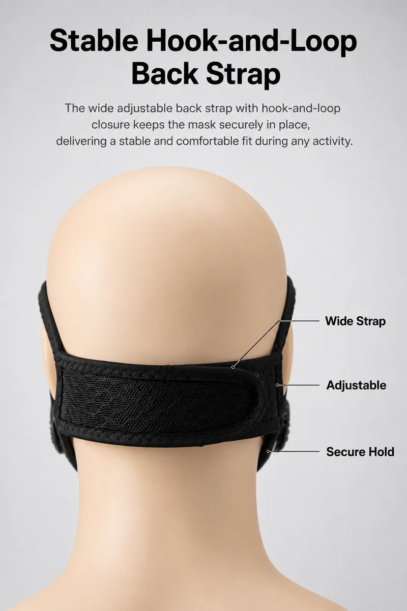 Adjustable back strap detail