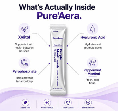 Pure'Aera Purple Mouthwash™ - 60 Packs