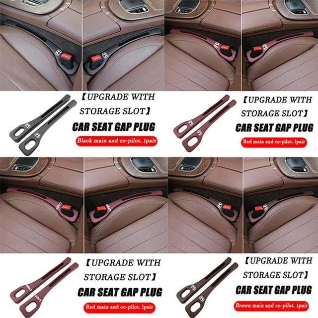 🔥 50% OFF 🚗 Car Seat Gap Plug with Storage Slot (Custom Logo)-WL