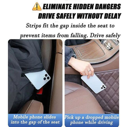 🔥 50% OFF 🚗 Car Seat Gap Plug with Storage Slot (Custom Logo)-WL